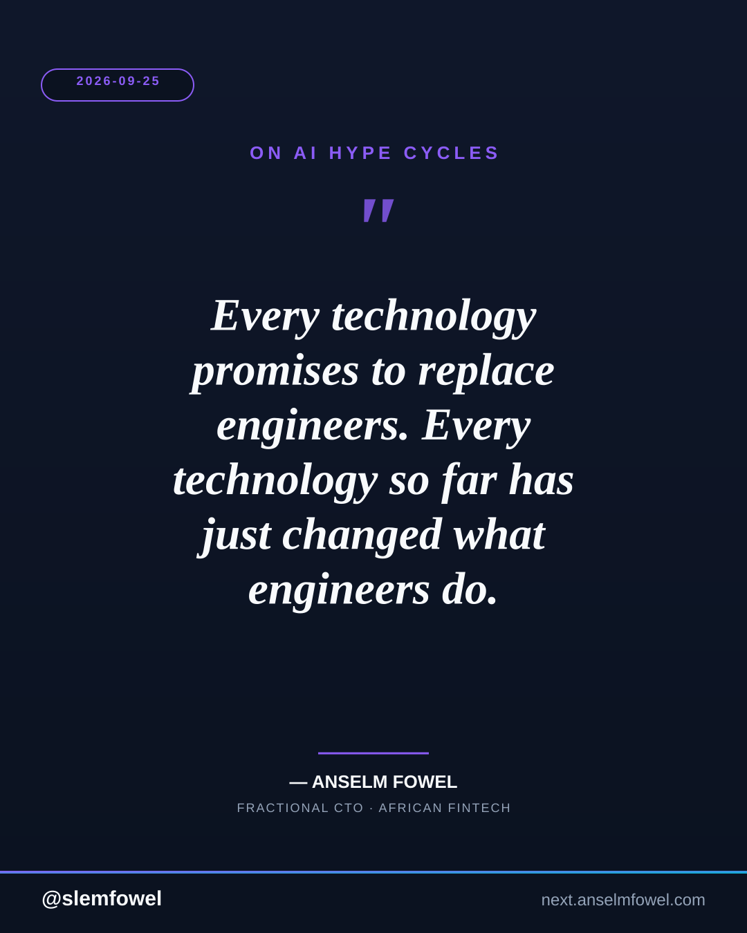 ON AI HYPE CYCLES — Anselm Fowel